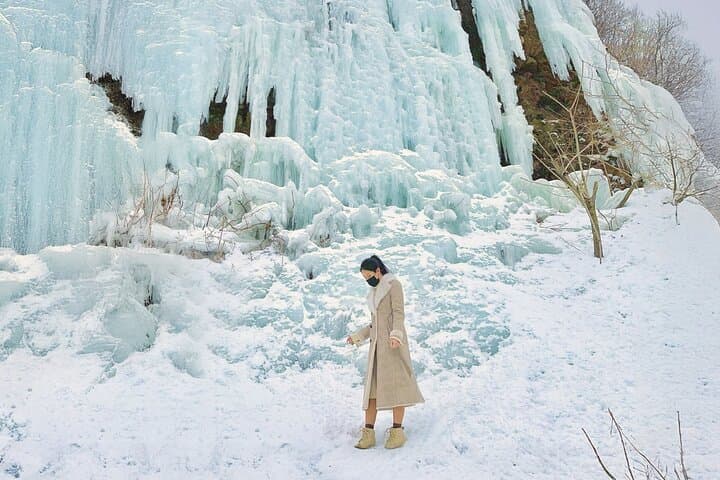 Wondae-ri Birch Forest & Inje Maebawi Icewall: Full-Day Winter Forest Walk from Seoul photo 2