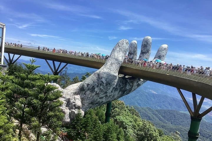 Golden Bridge & Hoi An Day Tour: Cable Car, Sampan Ride & Night Market photo 1