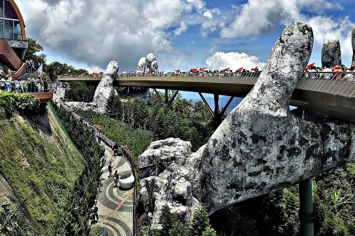 My Son UNESCO & Golden Bridge Full-Day Private Tour — Ba Na Hills and Cham Temples photo 1