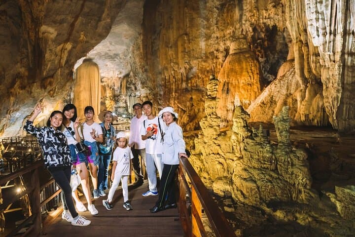 Phong Nha & Paradise Cave 2D1N Tour from Hue — Underground Rivers & Limestone Chambers