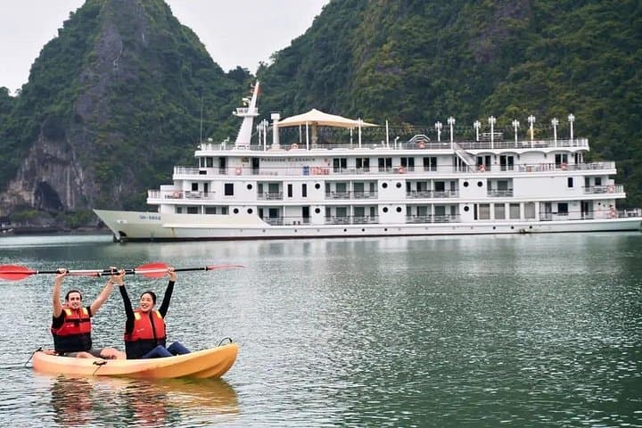 Ha Long Bay 2-Day Luxury Cruise on Paradise Elegance — Balcony Cabin, Kayaking & Sung Sot Cave photo 1