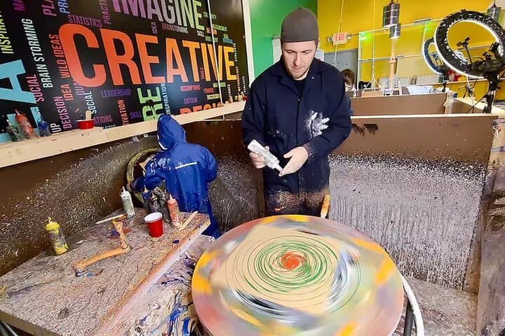 Atlanta Spin Art Studio: Create a One-of-a-Kind Canvas photo 5