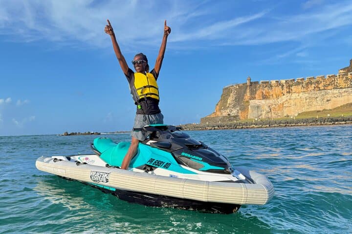 Jet Ski San Juan Bay — El Morro & Old San Juan Coastal Tour