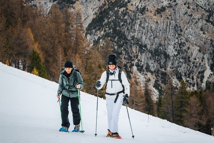 Panoramic Snowshoeing in Bousson: Marble Quarry Winter Walk Near Turin photo 1