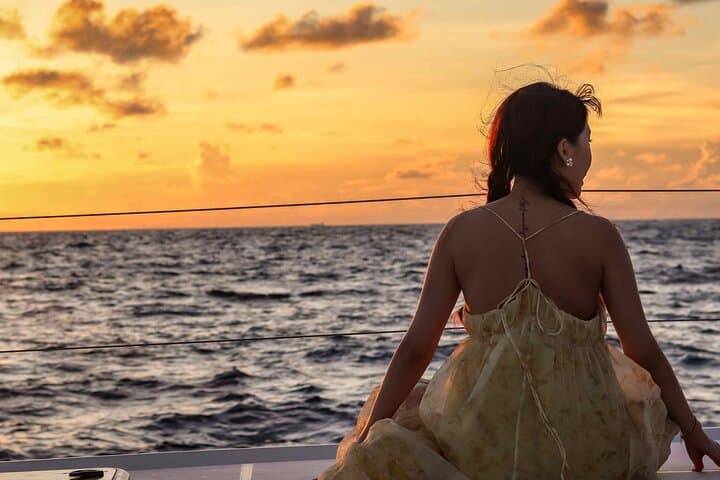 Phuket Sunset Cruise to Coral Beach Club and Promthep Cape: Snorkel, Dinner & Views