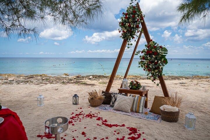 Private Beach Proposal at Playa Uvas, Cozumel — All-Inclusive Experience photo 3