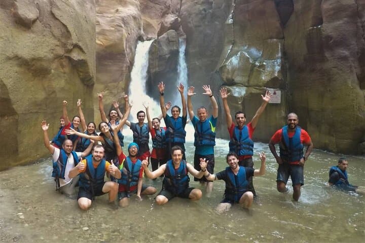 Wadi Mujib Siq Trail and Dead Sea: Canyon Hike, Waterfalls, and Floating Relaxation