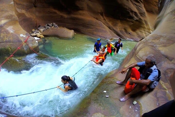 Wadi Mujib Siq Trail & Dead Sea Day Tour — Hike Jordan’s Dramatic Canyon and Float the Lowest Point on Earth photo 3
