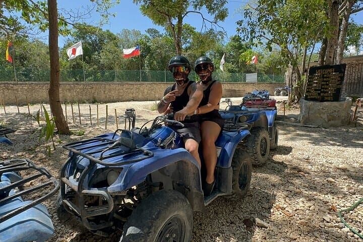 Tulum Ruins + Jungle ATV and Cenote Swim: Private Day Trip from Cancun