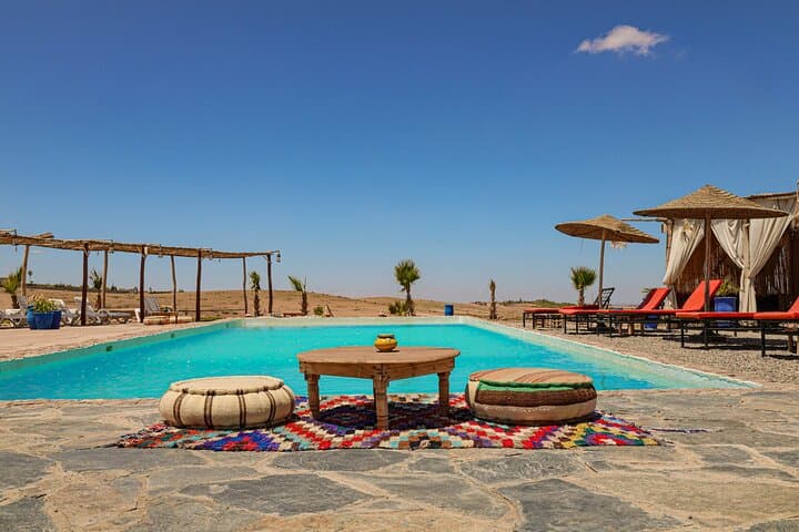 Agafay Desert Pool & Moroccan Lunch Day Pass from Marrakech