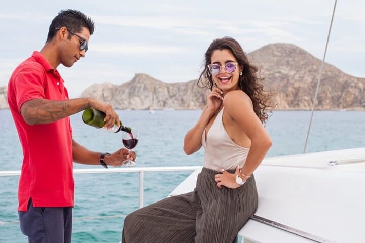 Sunset Jazz and Wine Cruise in Cabo: Luxury Catamaran Along Land’s End photo 2