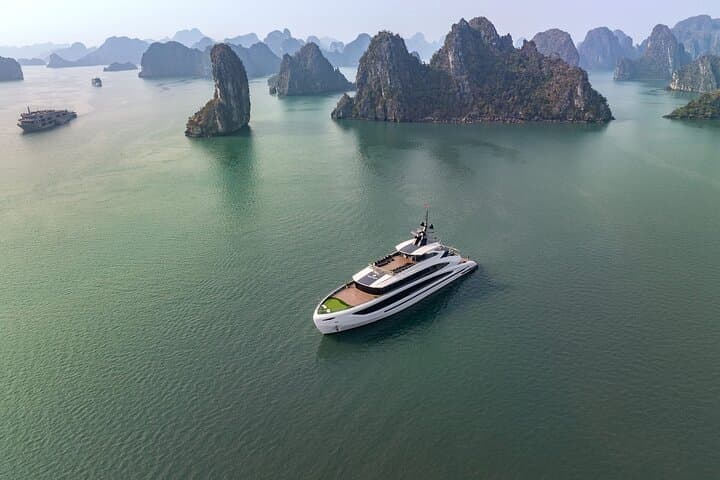 Modern Luxury Day Cruise: Ha Long & Lan Ha Bay with Kayak, Cave, and Cooking Class photo 5