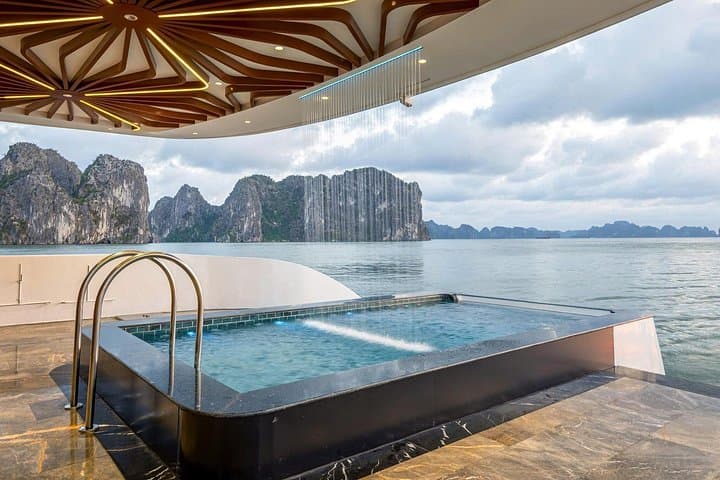 Leona 5-Star Ha Long Bay Day Cruise: Sung Sot Cave, Kayaking & Sunset Party photo 2