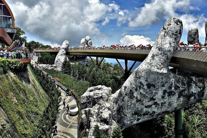 Golden Bridge, Ba Na Hills & Marble Mountains: Full-Day Private Tour from Da Nang photo 3