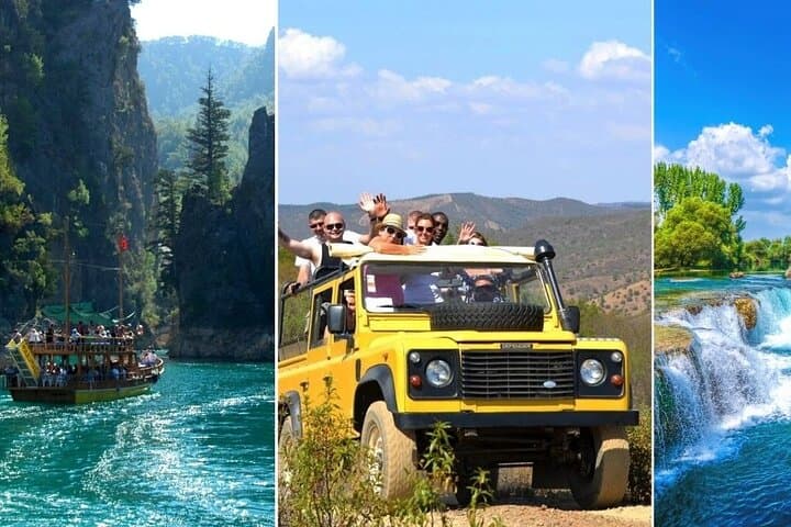 Green Canyon Jeep Safari and Boat Trip from Manavgat
