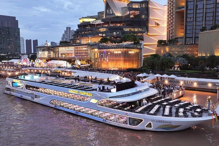 Bangkok Sawasdee Chaophraya Dinner Cruise from ICONSIAM — Evening River Cruise with Thai Buffet & Live Performances photo 1