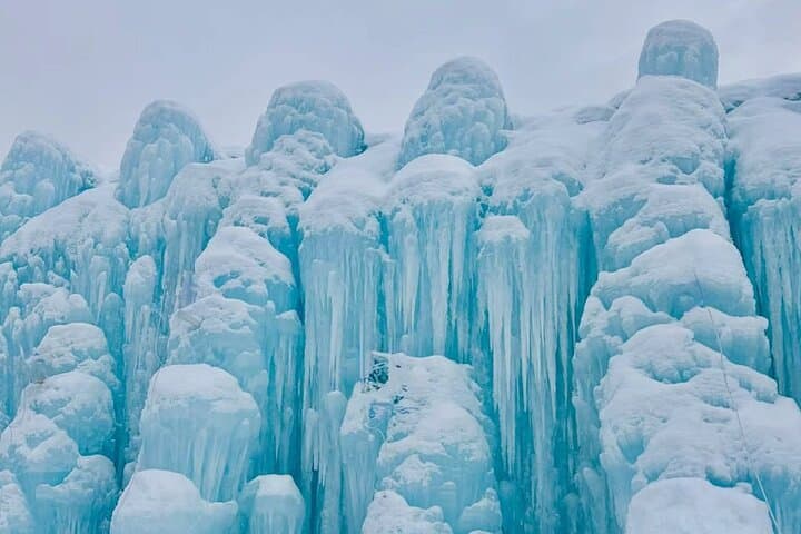 Lake Shikotsu Ice Festival Day Tour with Marukoma Onsen — From Sapporo photo 2