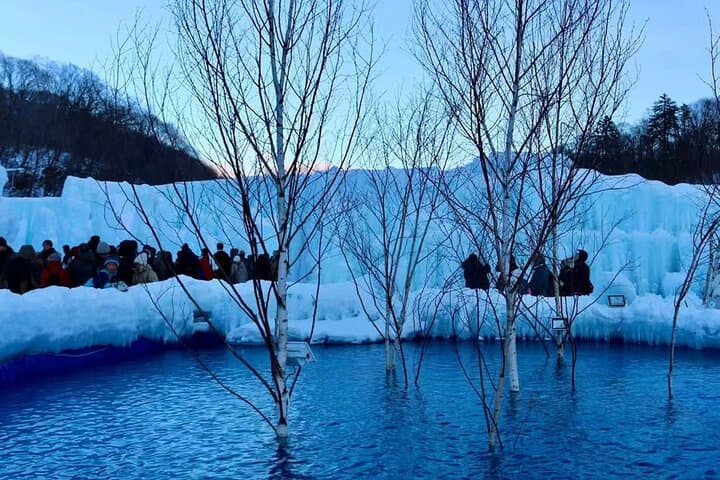Lake Shikotsu Ice Festival Day Tour with Marukoma Onsen — From Sapporo photo 5