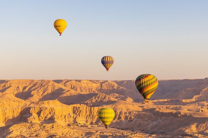 Sunrise Hot Air Balloon Over Luxor: Float Above the Valley of the Kings