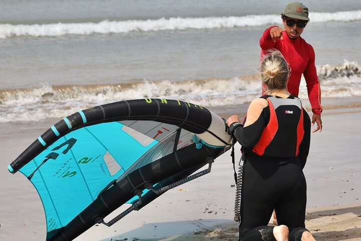Semi-Private Wingfoil Lesson in Essaouira — Learn to Foil in the Atlantic Bay photo 5