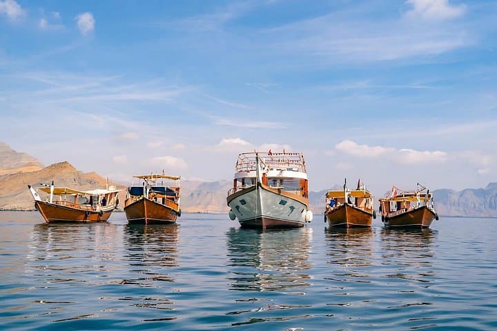Khasab Dhow Cruise: Telegraph Island Snorkeling & Dolphin Watching in Musandam photo 1