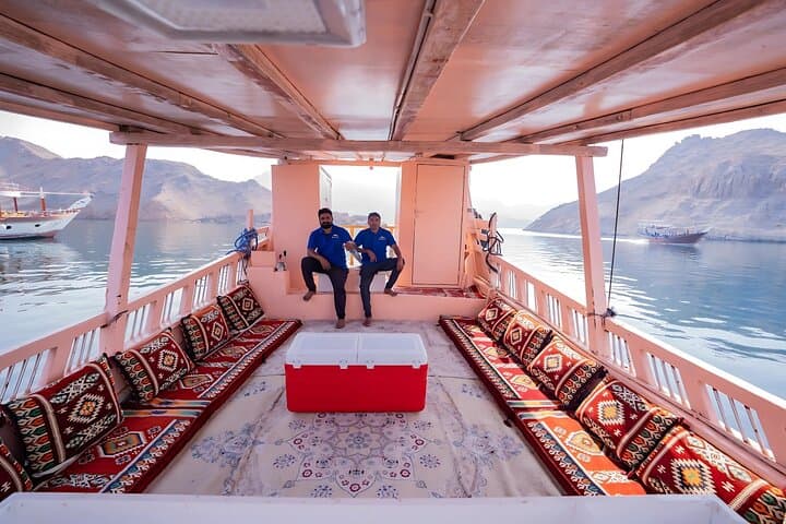 Private Musandam Dhow Cruise from Khasab — Dolphins, Telegraph Island & Snorkeling photo 6