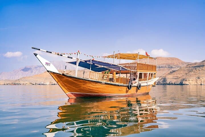 Khasab Musandam Dhow Cruise: Dolphin Watching & Snorkeling at Telegraph and Seebi Islands photo 1