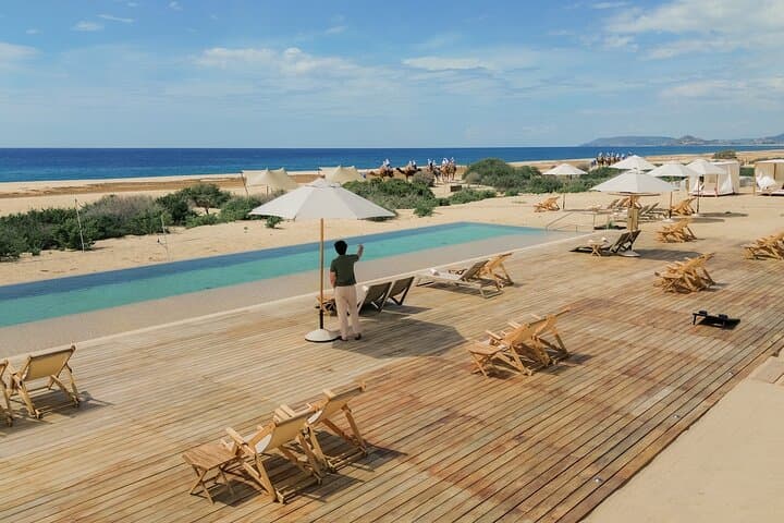 Half-Day Beach Club & Kids Adventure Park in Cabo — Tequila Tasting and Mini Zipline