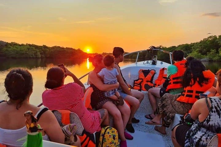 Sunset and Bioluminescence at Laguna de Manialtepec — Puerto Escondido Boat Tour photo 2