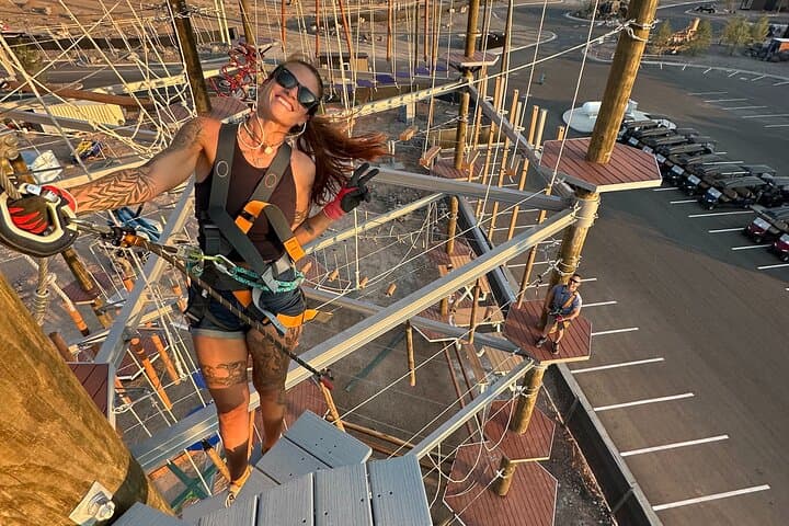 Greater Zion Sunset Adventure Tower Pass — Sunset Ropes Course in St. George