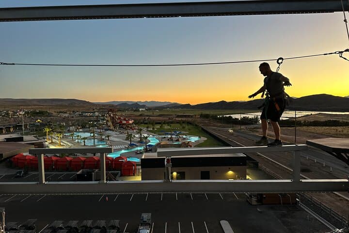Greater Zion Sunset Adventure Tower Pass — Sunset Ropes Course in St. George photo 2