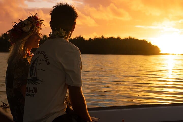 Bora Bora Private Sunset & Motu Dinner Cruise — Romantic Dinner on a Motu photo 2