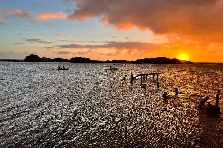 Sunset Sea Glass Island Kayak Tour, Aruba — Paddle to the Sea Glass Shore photo 4