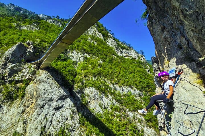 Via Ferrata Piva Canyon: Guided Cliff Climb under the Mratinje Bridge, Montenegro photo 6