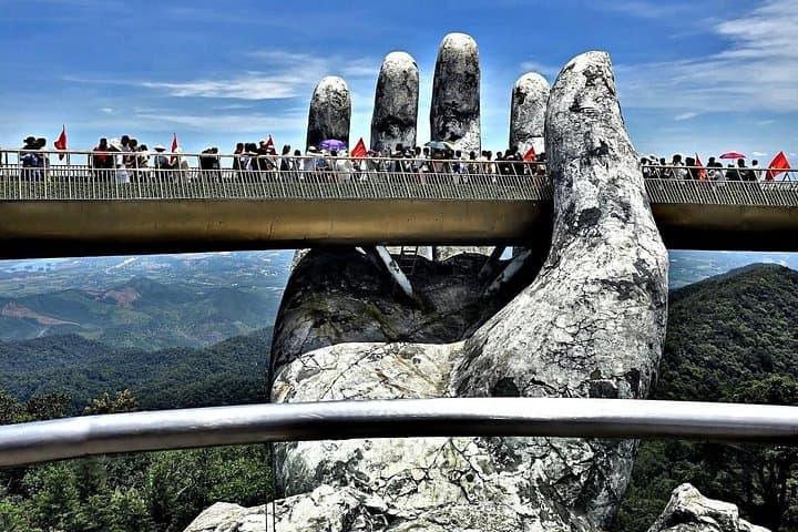 Early Morning Golden Bridge & Ba Na Hills Cable Car Day Trip from Da Nang photo 1