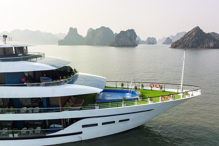 Hanoi to Lan Ha Bay: 2-Day Luxury Cruise with Private Balcony Cabin photo 1