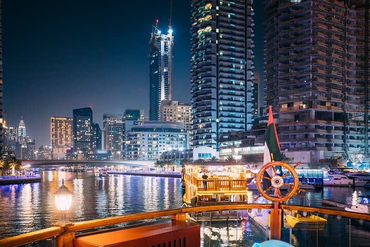 Dubai Marina Dhow Dinner Cruise: Buffet, Tanoura Show & Skyline Views photo 4