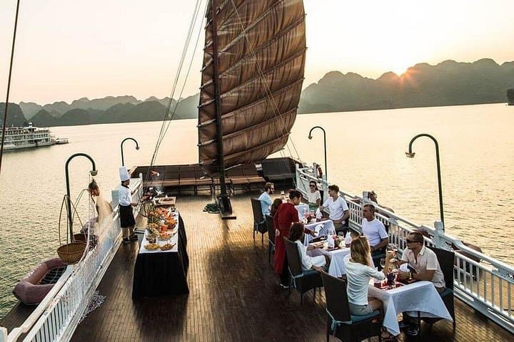 3-Day Halong Bay Cruise: Kayaking, Caves & Titov Island