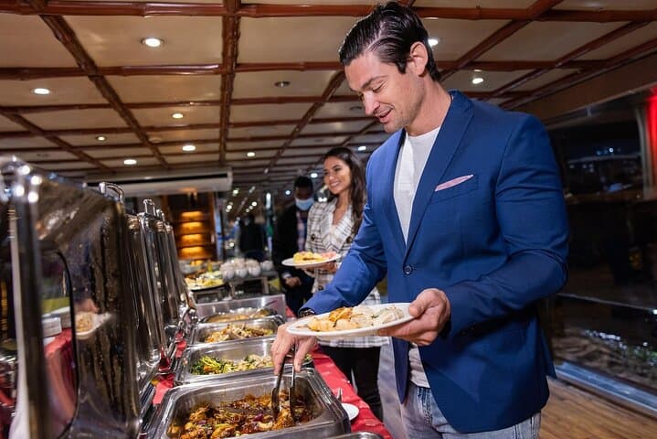 Dubai Canal Dinner Cruise + La Perle Gold Tickets — Dhow Dinner, Waterfall Bridge & Aqua-Stage Show photo 5