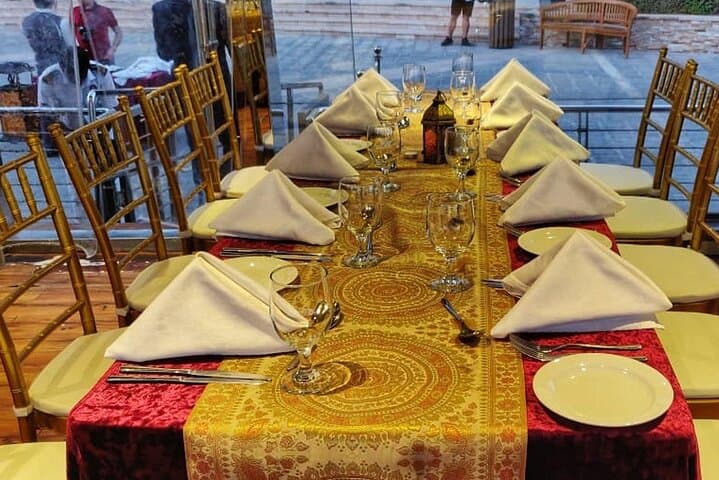 Dubai Canal Dinner Cruise + La Perle Gold Tickets — Dhow Dinner, Waterfall Bridge & Aqua-Stage Show photo 3