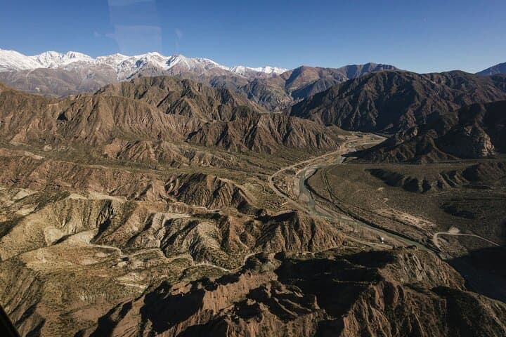 Helicopter Flight Over Dique Potrerillos – Mendoza Andes Aerial Tour photo 5
