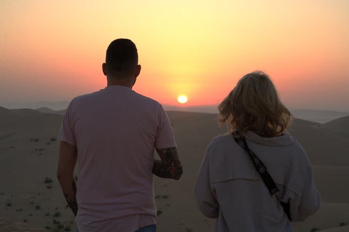 Sunrise Desert Safari with Camel Ride & Sandboarding — Private Abu Dhabi Tour