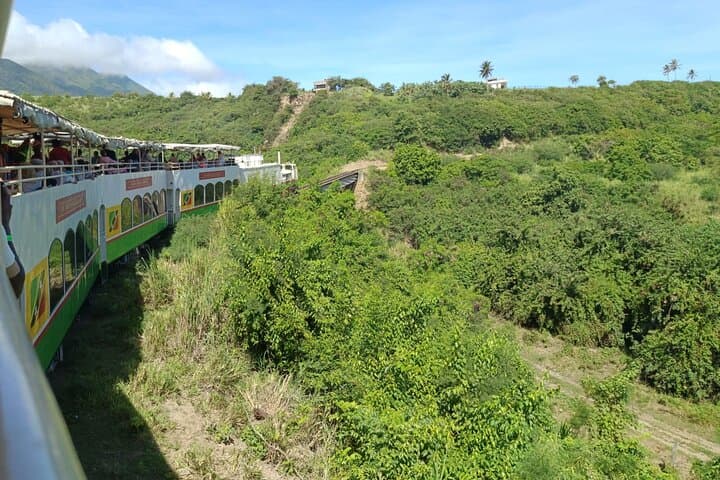 Scenic St Kitts Train Trek: Wingfield Estate & Coastal Railway Ride