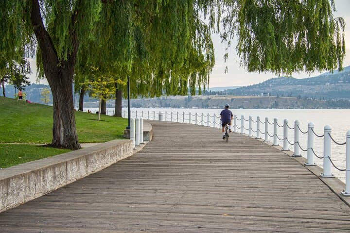 Kelowna Rails with Trails E-Bike Ride and Axe Throwing Combo photo 6