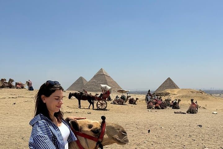 Complete Pyramids Tour: Giza, Saqqara & Grand Egyptian Museum Day Trip photo 2
