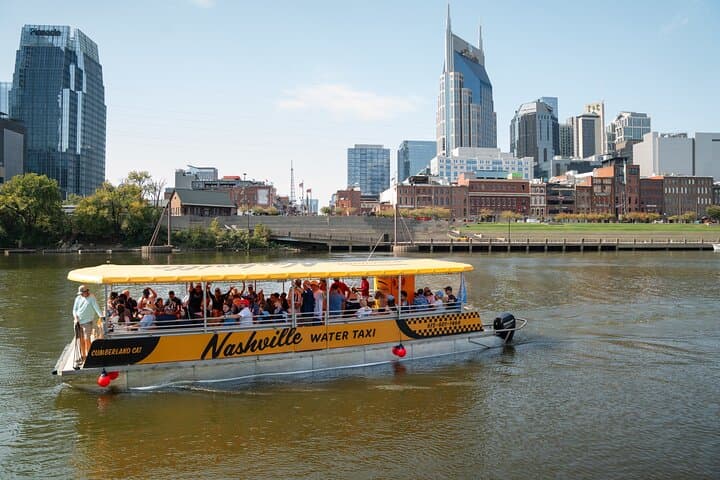 Cumberland River Pontoon Cruise: 2-Hour Nashville Skyline & River History Tour