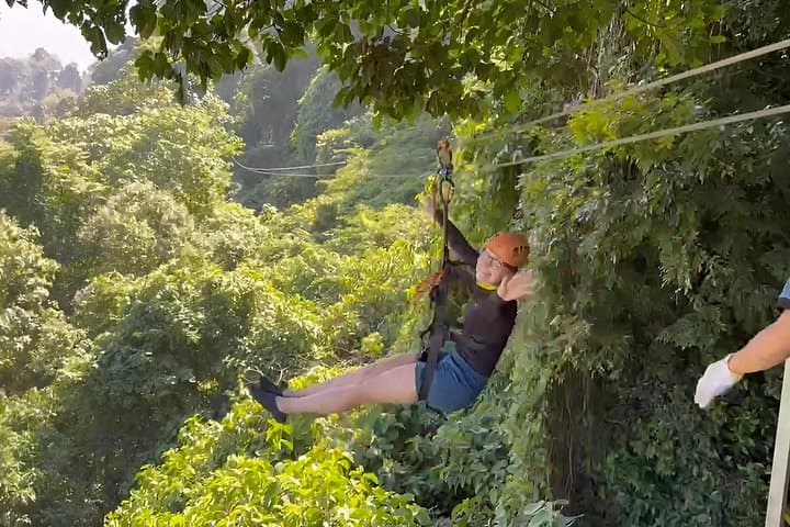 Vang Vieng Zipline, Cave Rafting & Nam Song Kayak Day Trip from Vientiane photo 2