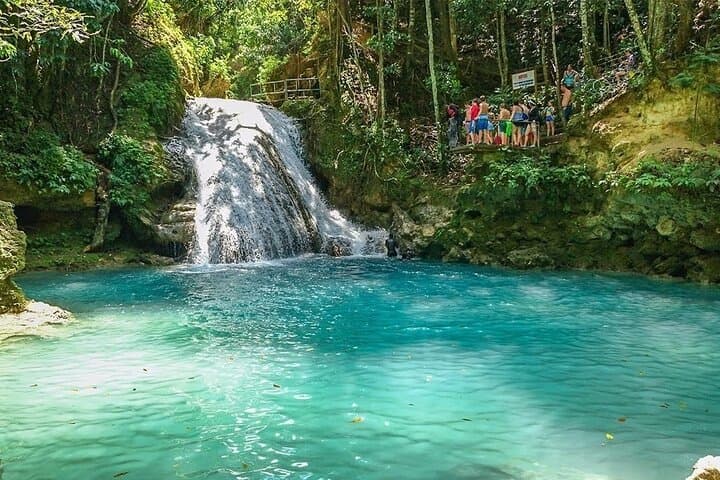 Blue Hole Waterfalls & Bamboo Rafting: Ocho Rios Day Trip photo 2