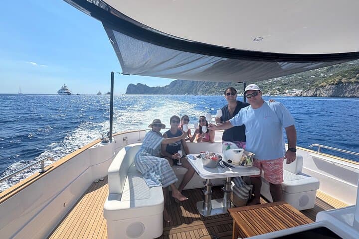 Private Gozzo 45 Yacht Charter: Capri and Amalfi Coast Day Trip from Naples