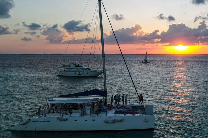 Private Catamaran to Isla Mujeres: Snorkel, Beach Buffet & Sunset Cruise photo 4
